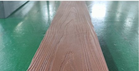 New Type M Type Solid PE WPC Wood Plastic Composite Decking Making Machine with Online Embossing