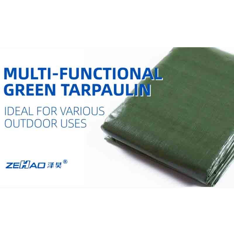 160g Green/Green PE Tarpaulin-370