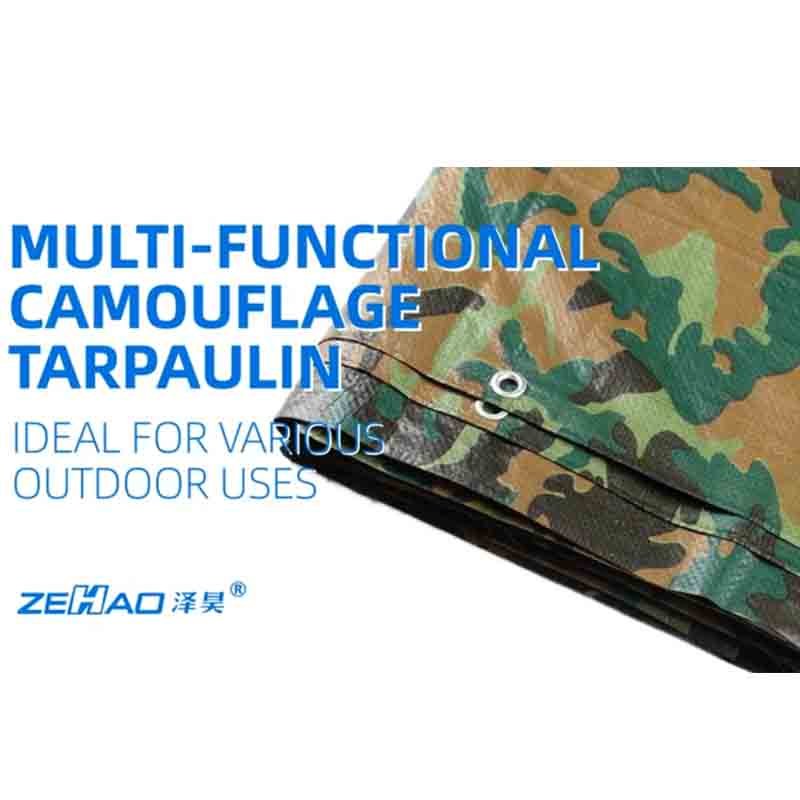85g PE Camouflage Tarpaulin-378