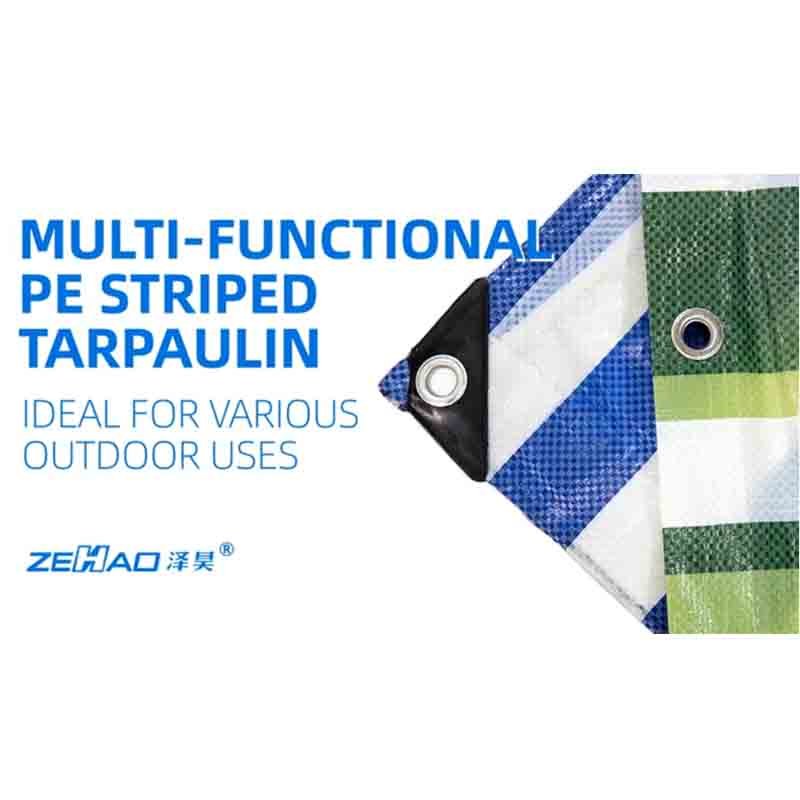 Stripe PE Tarpaulin-382