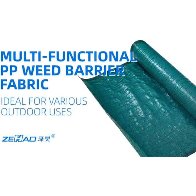 Green PP Weed Barrier Fabric-384