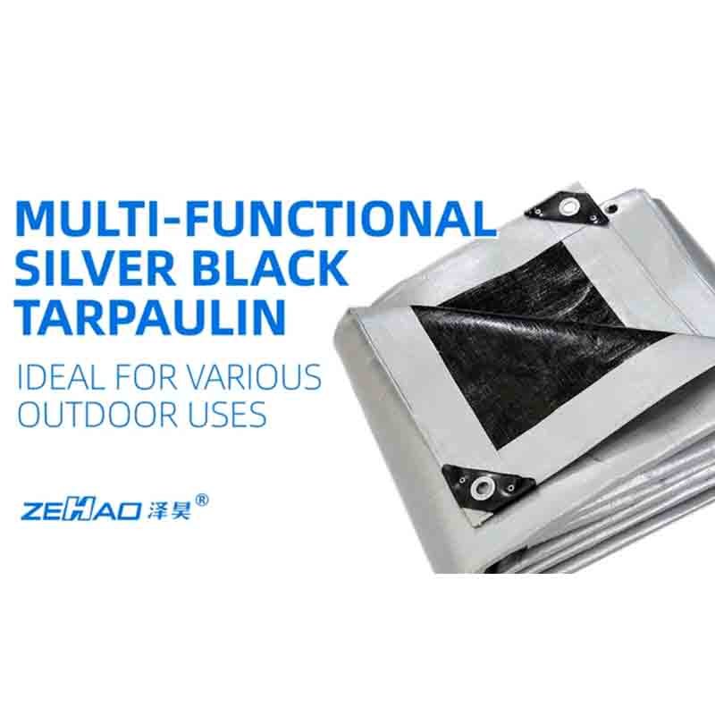 120g Silver/Silver PE Tarpaulin-364