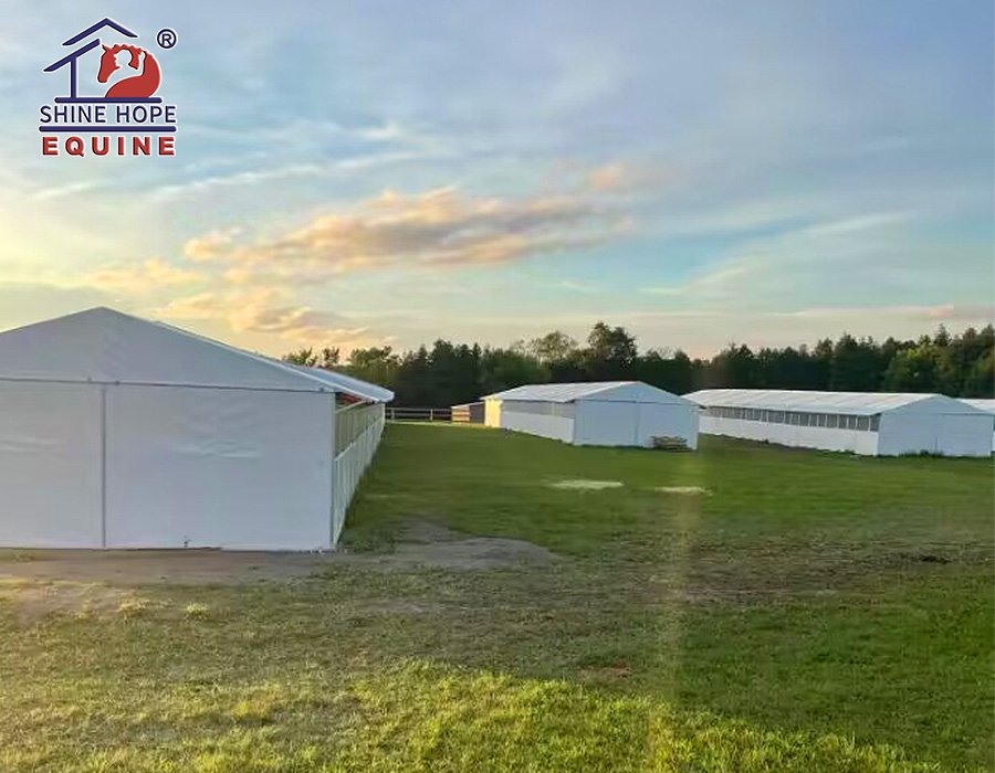 Portable Horse Barns SHE123