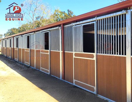 sliding door 12ft stall front