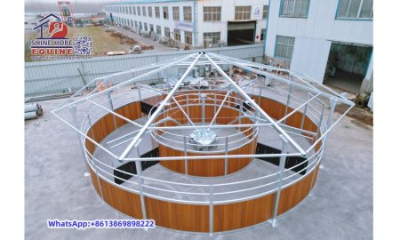 The Advantage of Horse Walker with Round Fence