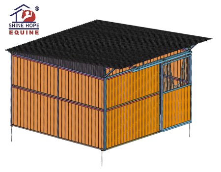 Sheds with sliding door