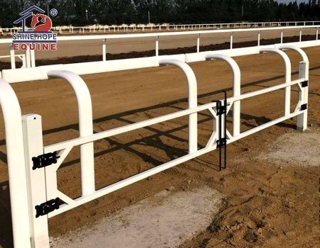 Swan Neck Racing Fence