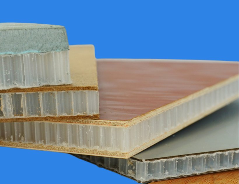 Composite honeycomb board with various surface sheet