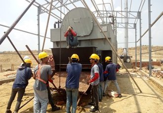 6T / h, caldera de vapor de carbón EPCB en Myanmar