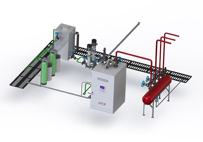 Caldera Vapor Eléctrica Industrial Más Eiciente EPCB