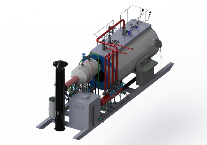 Caldera de vapor de aceite empaquetada EPCB